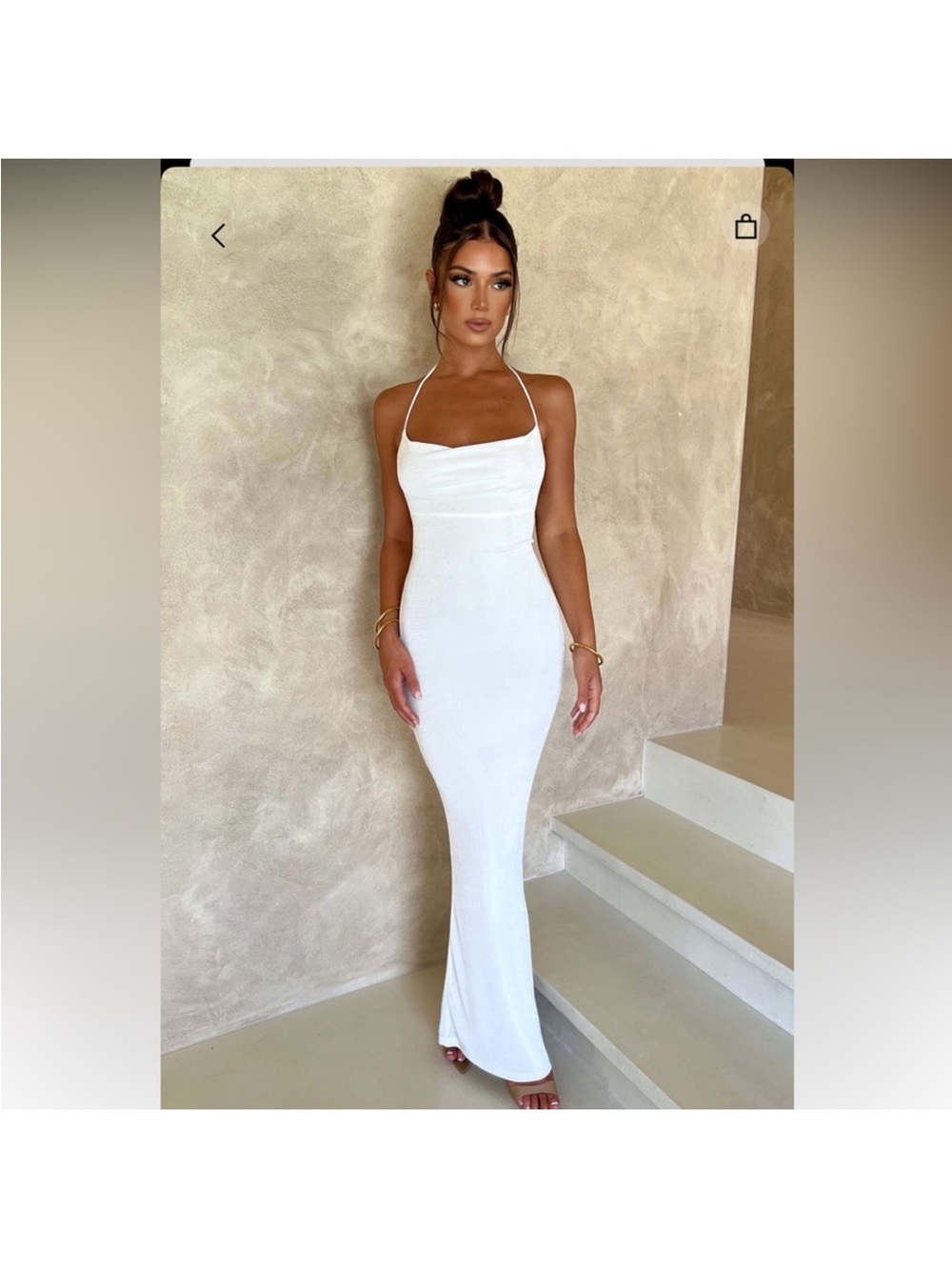Babyboo white medium Maxi Dress